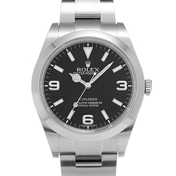 ロレックス エクスプローラー 214270 ブラック メンズ 時計 【中古】【wristwatch】