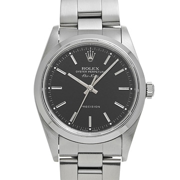 ロレックス エアキング 14000 ブラック メンズ 時計 【中古】【wristwatch】