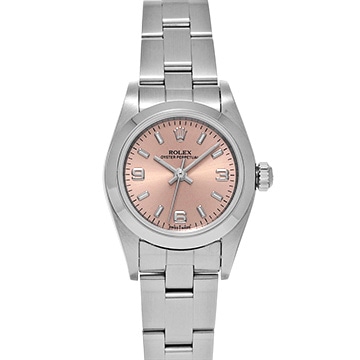 ロレックス オイスターパーペチュアル 76080 ピンク レディース 時計 【中古】【wristwatch】