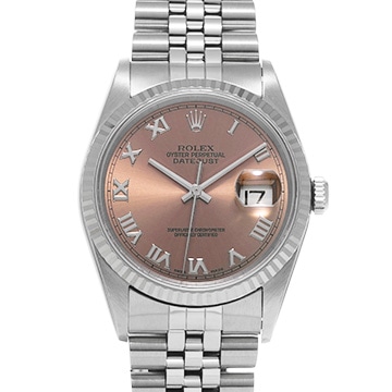 ロレックス デイトジャスト 16234 ピンク メンズ 時計 【中古】【wristwatch】