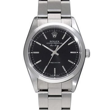 ロレックス エアキング 14000M ブラック メンズ 時計 【中古】【wristwatch】