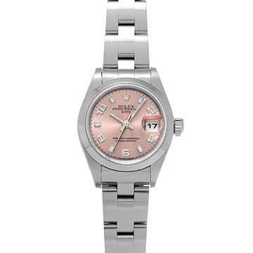 ロレックス オイスターパーペチュアル デイト 79160 ピンク レディース 時計 【中古】【wristwatch】