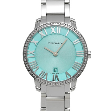 ティファニー アトラス 2ハンド 63452858 ティファニーブルー メンズ 時計 【中古】【wristwatch】