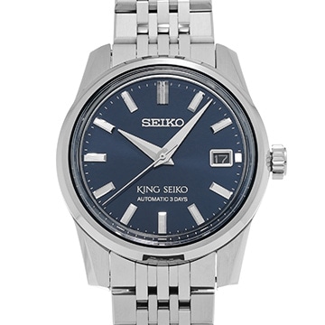 セイコー キングセイコー メカニカル SDKS017 ブルー メンズ 時計 【中古】【wristwatch】