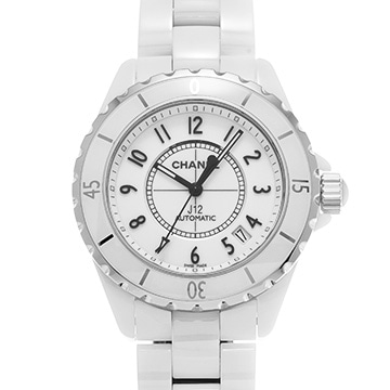 シャネル J12 38MM H0970 ホワイト メンズ 時計 【中古】【wristwatch】