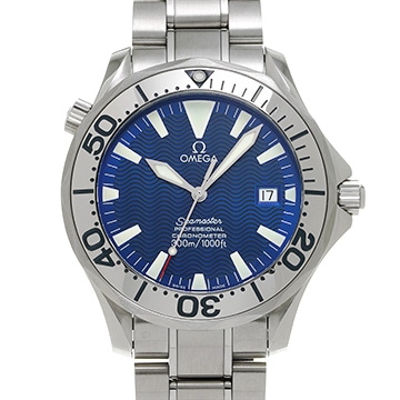 オメガ シーマスター プロフェッショナル 300 2255.80 ブルー メンズ 時計 【中古】【wristwatch】