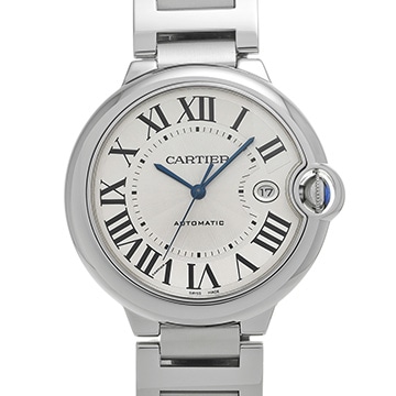 カルティエ バロンブルー  W69012Z4 シルバー メンズ 時計 【中古】【wristwatch】