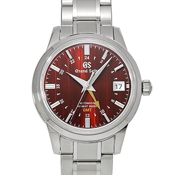グランドセイコー エレガンスコレクション メカニカル ハイビート36000 GMT SBGJ273 レッド メンズ 時計 【中古】【wristwatch】