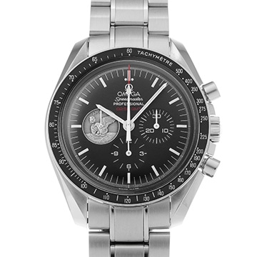 オメガ スピードマスター ムーンウォッチ プロフェッショナル アポロ11号 40th 311.30.42.30.01.002 ブラック メンズ 時計 【中古】【wristwatch】
