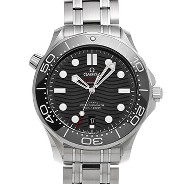 オメガ シーマスター ダイバー300 コーアクシャル マスタークロノメーター 210.30.42.20.01.001 ブラック メンズ 時計 【中古】【wristwatch】