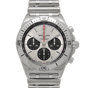 ブライトリング クロノマット B01 42 AB0134101G1A1 シルバー/ブラック メンズ 時計 【中古】【wristwatch】