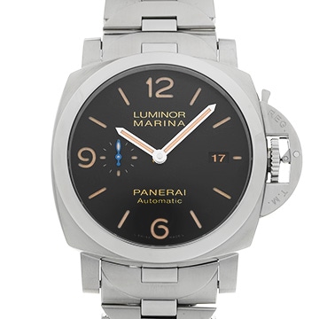 パネライ ルミノールマリーナ 1950 3デイズ アッチャイオ PAM00723 ブラック メンズ 時計 【中古】【wristwatch】