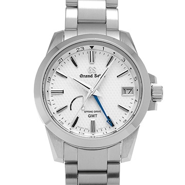 グランドセイコー ヘリテージコレクション スプリングドライブ GMT SBGE209 ホワイト メンズ 時計 【中古】【wristwatch】