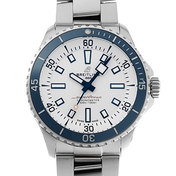 ブライトリング スーパーオーシャン オートマチック 42 A17375E71G1A1 ホワイト メンズ 時計 【中古】【wristwatch】