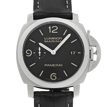 パネライ ルミノール 1950 3デイズ PAM00312 ブラック メンズ 時計 【中古】【wristwatch】