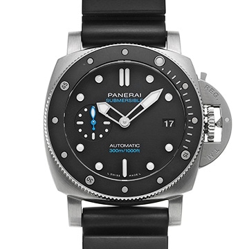パネライ サブマーシブル PAM00683 ブラック メンズ 時計 【中古】【wristwatch】