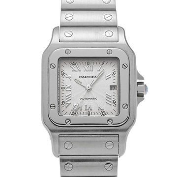 OH済！稀少！サントス ドゥ カルティエ メンズ時計【サントスカレ/ガルベLM】 OH済！稀少！サントス ドゥ カルティエ メンズ時計【サントス