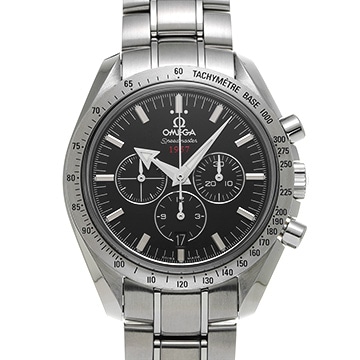 オメガ スピードマスター ブロードアロー 1957 コーアクシャル 321.10.42.50.01.001 ブラック メンズ 時計 【中古】【wristwatch】