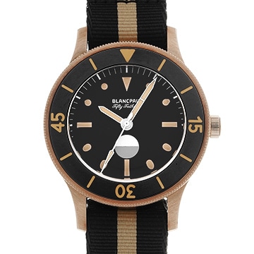 ブランパン フィフティファゾムス 70th アニバーサリー アクト 3 世界限定555本 5901-5630-NANA ブラック メンズ 時計 【中古】【wristwatch】