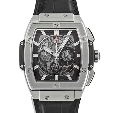 ウブロ スピリット オブ ビッグバン チタニウム 601.NX.0173.LR スケルトン メンズ 時計 【中古】【wristwatch】