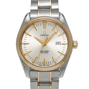 オメガ シーマスター アクアテラ 2317.30 シルバー メンズ 時計 【中古】【wristwatch】