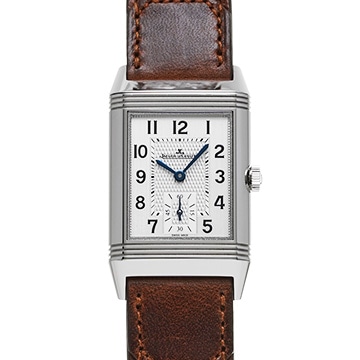 ジャガー ルクルト レベルソ クラシック ミディアム デュオ スモールセコンド Q2458422 シルバー/ブラック メンズ 時計 【中古】【wristwatch】