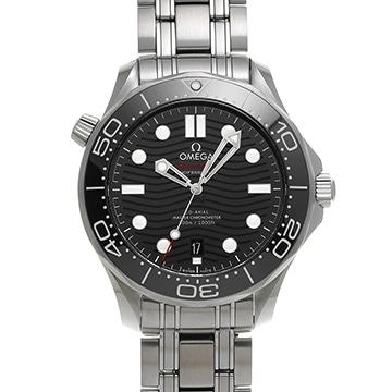 オメガ シーマスター ダイバー300 コーアクシャル マスタークロノメーター 210.30.42.20.01.001 ブラック メンズ 時計 【中古】【wristwatch】
