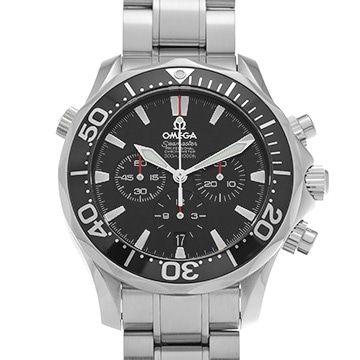 オメガ シーマスター 300 クロノグラフ 2594.52 ブラック メンズ 時計 【中古】【wristwatch】