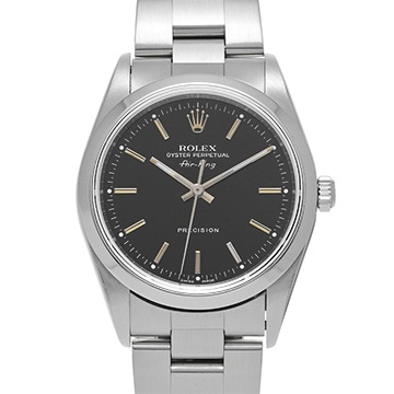 ロレックス エアキング 14000M ブラック メンズ 時計 【中古】【wristwatch】