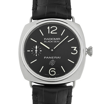 パネライ ラジオミール ブラックシール ロゴ PAM00380 ブラック メンズ 時計 【中古】【wristwatch】