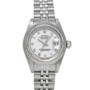 ロレックス デイトジャスト 69174 ホワイト レディース 時計 【中古】【wristwatch】