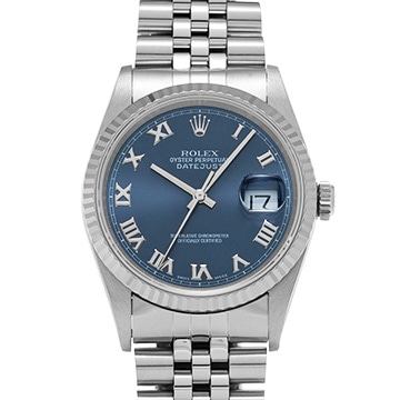 ロレックス デイトジャスト 16234 ブルー メンズ 時計 【中古】【wristwatch】