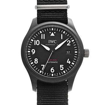 IWC パイロットウォッチ オートマティック トップガン IW326901 ブラック メンズ 時計 【中古】【wristwatch】