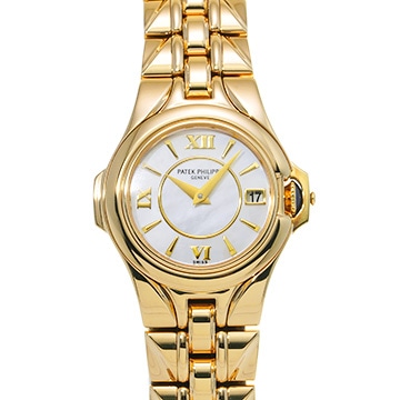 パテック フィリップ スカルプチャー 4891/1J-001 ホワイトシェル レディース 時計 【中古】【wristwatch】