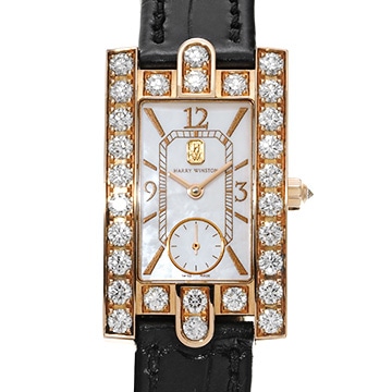 ハリー ウィンストン アヴェニュー クラシック AVEQHM21RR023 ホワイトシェル レディース 時計 【中古】【wristwatch】
