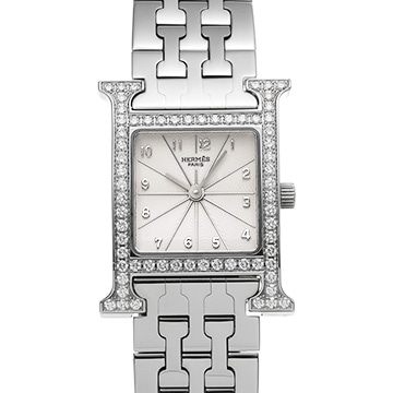 エルメス Hウォッチ HH1.230 アイボリー レディース 時計 【中古】【wristwatch】