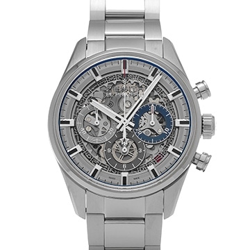 ゼニス クロノマスター エル・プリメロ フルオープン 38mm 03.2153.400/78.M2150 スケルトン メンズ 時計 【中古】【wristwatch】