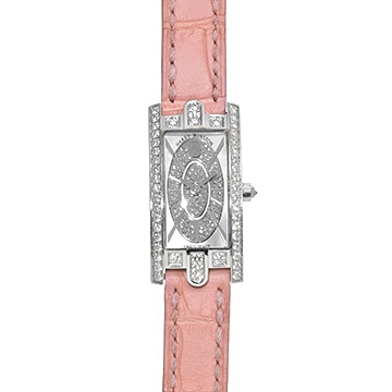 ハリー ウィンストン アヴェニュー C ミニ エリプティック AVCQHM16WW052 ホワイトシェル/ダイヤモンド レディース 時計 【中古】【wristwatch】