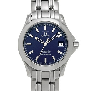 オメガ シーマスター 120 ジャック・マイヨール 2001 2507.80 ブルー メンズ 時計 【中古】【wristwatch】