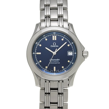 オメガ シーマスター 120 2501.80 ブルー メンズ 時計 【中古】【wristwatch】