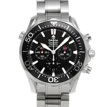 オメガ シーマスター 300 クロノグラフ 2594.52 ブラック メンズ 時計 【中古】【wristwatch】