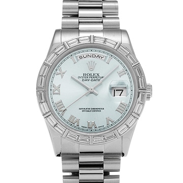 ロレックス デイデイト 118366 アイスブルー メンズ 時計 【中古】【wristwatch】