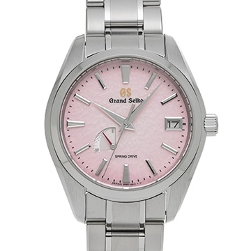 グランドセイコー ヘリテージコレクション スプリングドライブ キャリバー9R 20周年記念限定モデル SBGA497 ピンク メンズ 時計 【中古】【wristwatch】