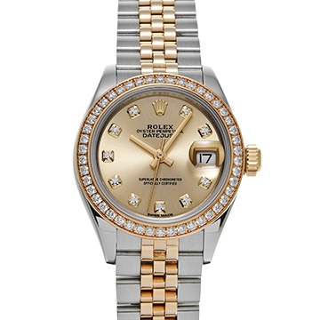 ロレックス レディ デイトジャスト 28 279383RBR シルバー/ダイヤモンド レディース 時計 【中古】【wristwatch】