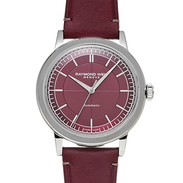 レイモンド ウェイル ミレジム センターセコンド インフィニット バーガンディー リミテッド エディション 2925-STC-APC01 バーガンディー メンズ 時計 【中古】【wristwatch】