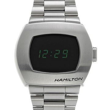 ハミルトン アメリカンクラシック PSR デジタルクォーツ H52414131 ブラック メンズ 時計 【中古】【wristwatch】