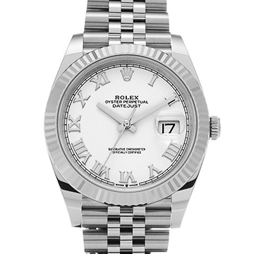 ロレックス デイトジャスト 41 126334 ホワイト メンズ 時計 【新品】【wristwatch】