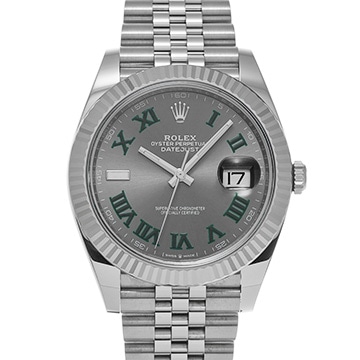 ロレックス デイトジャスト 41 126334 スレートグレー メンズ 時計 【中古】【wristwatch】