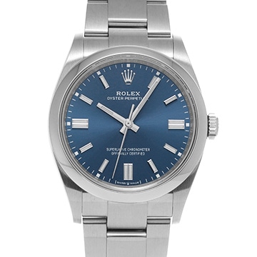 ロレックス オイスターパーペチュアル 36 126000 ブルー メンズ 時計 【中古】【wristwatch】