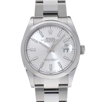 ロレックス デイトジャスト 36 126200 シルバー メンズ 時計 【中古】【wristwatch】